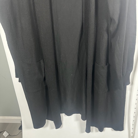 Samantha Erin Black Cardigan w/ Front Pockets Women’s 3X - Picture 3 of 11
